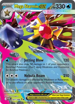 Kaart Mega Starmie ex