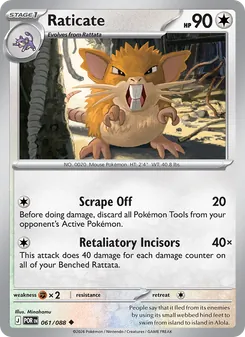 Kaart Raticate
