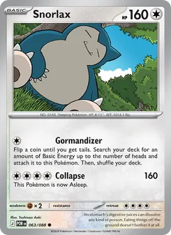 Kaart Snorlax