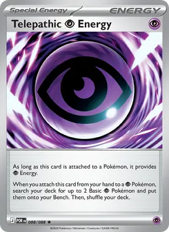 Kaart Telepathic Psychic Energy