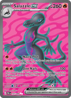 Kaart Salazzle ex