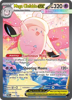 Kaart Mega Clefable ex