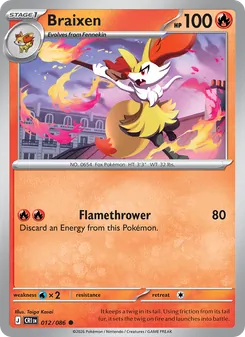 Kaart Braixen
