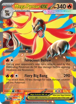 Kaart Mega Pyroar ex