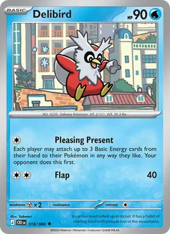 Kaart Delibird