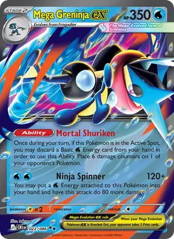 Kaart Mega Greninja ex