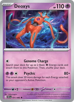 Kaart Deoxys