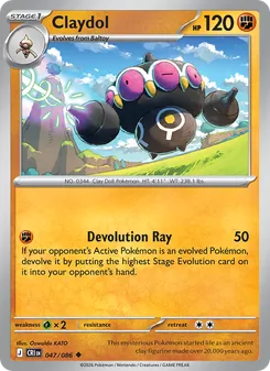 Kaart Claydol