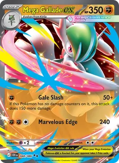 Kaart Mega Gallade ex