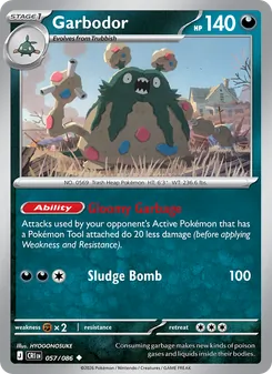 Kaart Garbodor