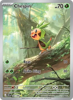 Kaart Chespin