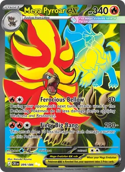 Kaart Mega Pyroar ex