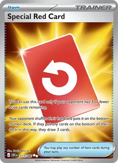 Kaart Special Red Card
