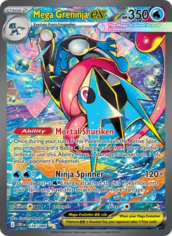 Kaart Mega Greninja ex