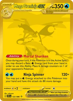 Kaart Mega Greninja ex