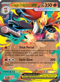 Kaart Mega Delphox ex
