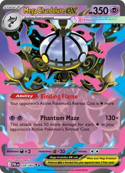 Kaart Mega Chandelure ex