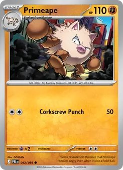 Kaart Primeape