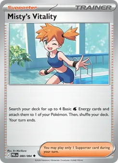 Kaart Misty's Vitality