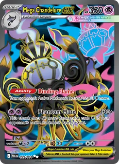Kaart Mega Chandelure ex