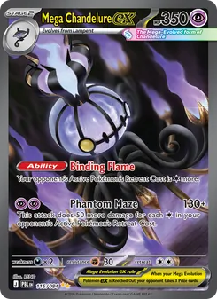 Kaart Mega Chandelure ex