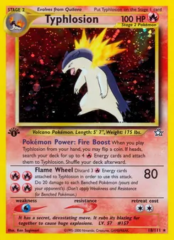 Kaart Typhlosion