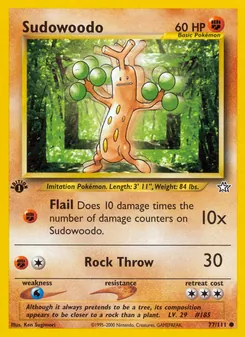 Kaart Sudowoodo