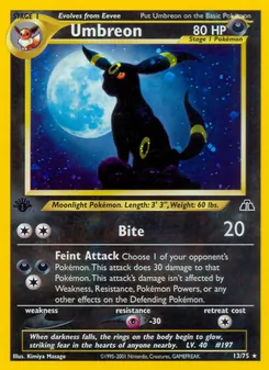 Kaart Umbreon