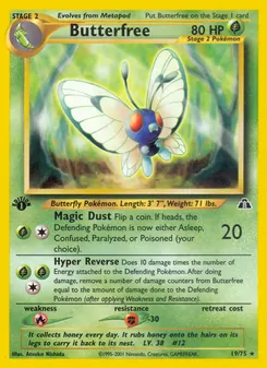 Kaart Butterfree