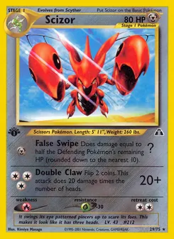 Kaart Scizor