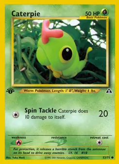 Kaart Caterpie