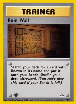 Kaart Ruin Wall