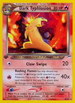 Kaart Dark Typhlosion