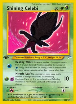 Kaart Shining Celebi