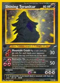 Kaart Shining Tyranitar