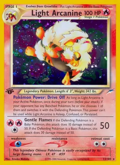 Kaart Light Arcanine