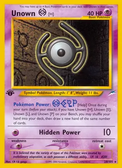 Kaart Unown [H]