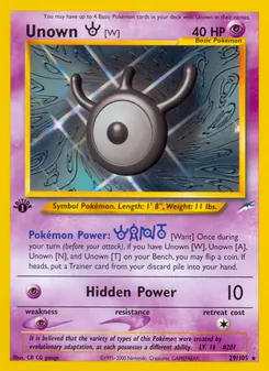 Kaart Unown [W]