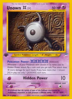 Kaart Unown [X]