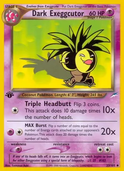 Kaart Dark Exeggutor