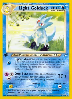 Kaart Light Golduck