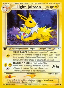 Kaart Light Jolteon