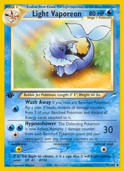 Kaart Light Vaporeon