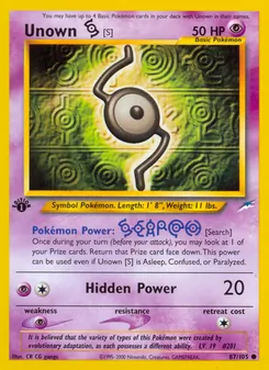 Kaart Unown [S]
