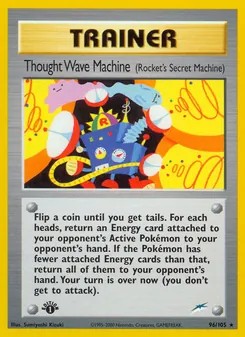 Kaart Thought Wave Machine (Rocket's Secret Machine)