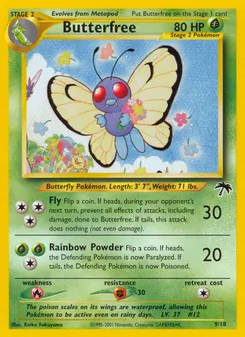 Kaart Butterfree