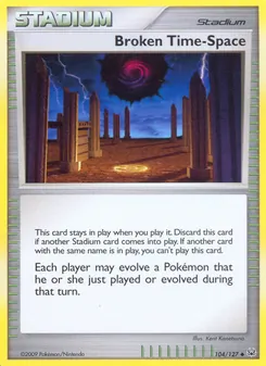 Kaart Broken Time-Space