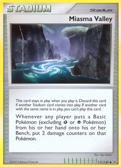 Kaart Miasma Valley