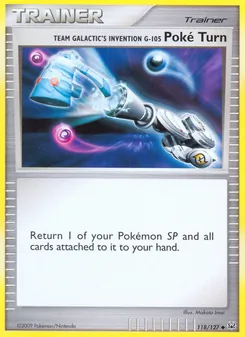 Kaart Team Galactic's Invention G-105 Poké Turn