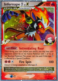 Kaart Infernape E4 LV.X